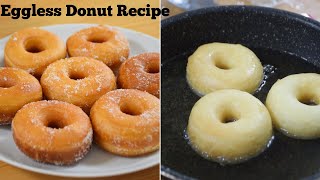 Eggless Donut Recipe | Soft And Fluffy Donut | Donut Recipe With Yeast | Manjaris Recipe