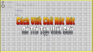 Hướng Dẫn Cách Viết Chữ Nét Đứt Trong Word Để Cho Trẻ Tập Viết Chữ Rất Là Dễ Dàng - Gà Công Nghệ screenshot 5