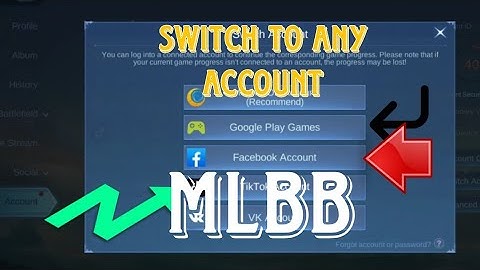 How To Switch  Accounts Mobile legends bang bang 2023 || MLBB