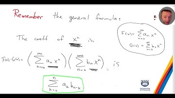 A Generating Function Example. MATH 222, Discrete and Combinatorial Math, University of Victoria.
