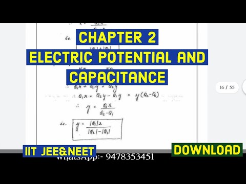 case study questions on electric potential and capacitance class 12