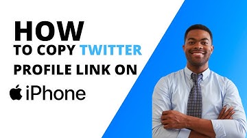 HOW TO COPY TWITTER PROFILE LINK ON IPHONE