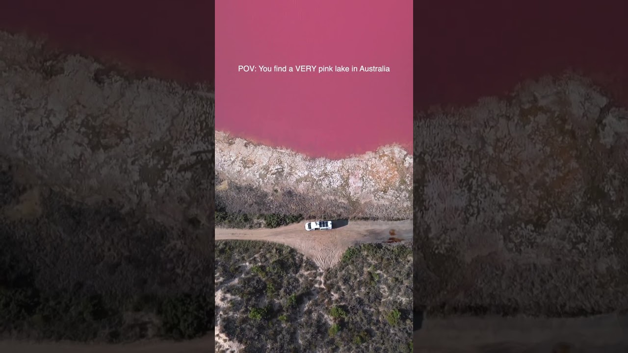 Pink Perfection: The Enchanting Lake of Western Australia