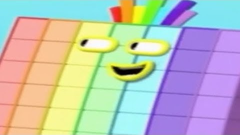 Numberblocks but only when 70 is on screen