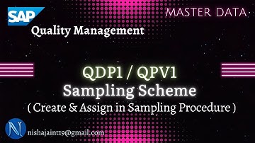 SAP S/4HANA QM | Create Sampling Scheme | QDP1 | SAP S/4HANA Quality Management
