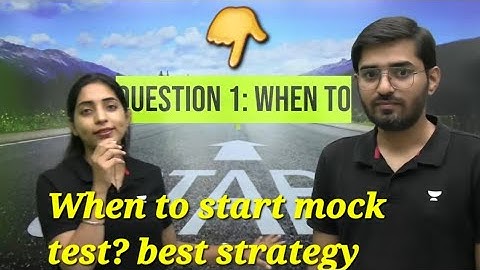 When to start mock test ? jee-2023 | best strategy |#jeemain #jeeadvanced #postponejeemain2023