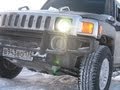 Hummer H2 H3 и УАЗ Patriot гоняют по снегу