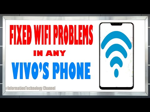 How to Fix WiFi problems in Android Vivo&rsquo;s Phone l Vivo V5,V7.V9,V11, Vivo V15