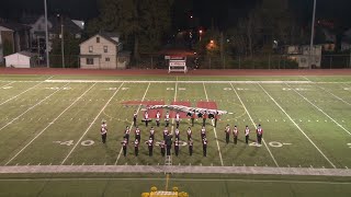 Southeastern Trojan Marching Band at the Kenton Ridge Band Show 2019