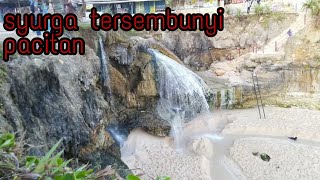 Pantai banyu tibo pacitan | kapan lagi bisa menikmati air terjun ke laut