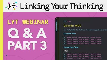 The LYT Framework - Q&A Part 3: LYT Kit, Tags, and Atomic Notes