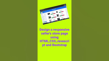 Design a responsive seller