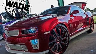 Clic Weekend 2K14 Candy Zl1 Widebody Camaro On 26 Forgiatos By C&G Customs