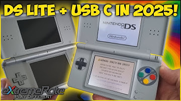 USB C port and eXtremeRate shell install on a Nintendo DS Lite
