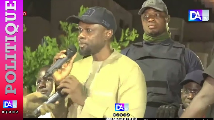 INTEGRALITE DISCOURS DU PR OUSMANE SONKO DANS LE FIEF DE BARTHELEMY DIAZ