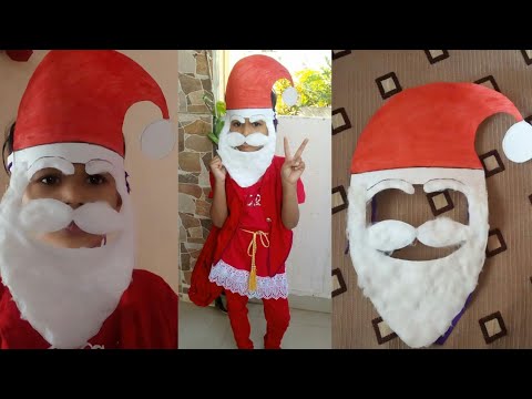 Video: Cómo Hacer Una Máscara De Papá Noel