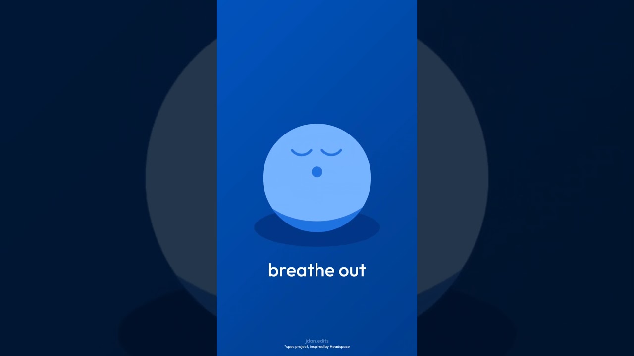 motion graphic design, calming