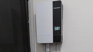 شرح أساسيات أنفرتر@Growatt 5kw + تركيب بطارية جل مع مراعاة الشحن والتفريغ+ ألواح طاقة شمسية لونجي