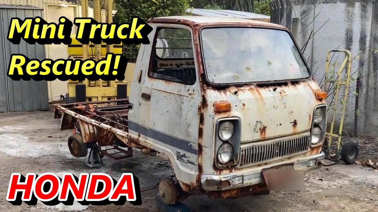 Спасательный мини-грузовик Honda TN360, винтажный японский кей-грузовик, спасательный мини-грузов...