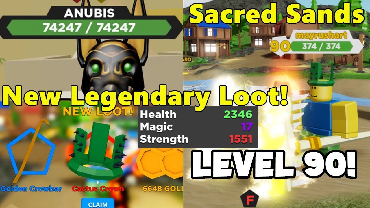 I Got Level 90 Defeat Sacred Sands Demon Got All New Loot Leaderboard Treasure Quest Youtube