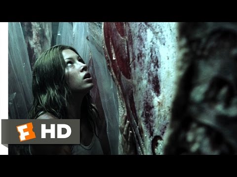 The Texas Chainsaw Massacre Movie Clip - watch all clips j.mp Buy Movie: j.mp click to subscribe j.mp Thomas (Andrew Bryniarski) chases Erin (Jessica Biel) into a meat factory. TM & Â© Warner Bros. Ent. (2012) Cast: Andrew Bryniarski, Jessica Biel Director: Marcus Nispel MOVIECLIPS YouTube Channel: j.mp Join our Facebook page: j.mp Follow us on Twitter: j.mp Producer: Michael Bay, Jeffrey Allard, Joe Dishner, Mike Fleiss, Andrew Form, Kim Henkel, Tobe Hooper, Pat Sandston, Guy Stodel Screenwriter: Kim Henkel, Tobe Hooper Film Description: One of the most infamous horror films of the 1970s is revisited in this remake produced by action-spectacle maven Michael Bay. In the summer of 1973, four teenagers -- Erin (Jessica Biel), Morgan (Jonathan Tucker), Kemper (Eric Balfour), and Andy (Mike Vogel) -- are driving through Texas on a road trip when they pick up a hitchhiker, Pepper (Erica Leerhsen), who is on her way to Mexico to score some dope. With Pepper adding to the party atmosphere, the other four decide to join her, but as they're passing through a small town in Travis County, they see a bloody and distraught girl (Lauren German) wandering by the side of the road, and after stopping to help her, they realize she's been involved in something horribly traumatic. As the kids try to help the girl piece together the story of what happened, they find themselves drawn into the web of a murderous family of subnormal cannibals. Inspired -- like the original Texas Chainsaw Massacre <b>...</b>