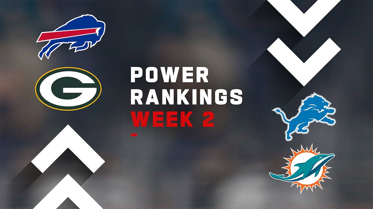Week 2 NFL Power Rankings: Bills & Packers Climb