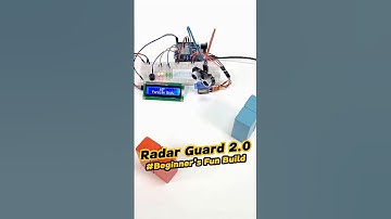 It Moves, It Scans, It Alarms! Smart Arduino Radar 😱 #arduino #arduinoproject