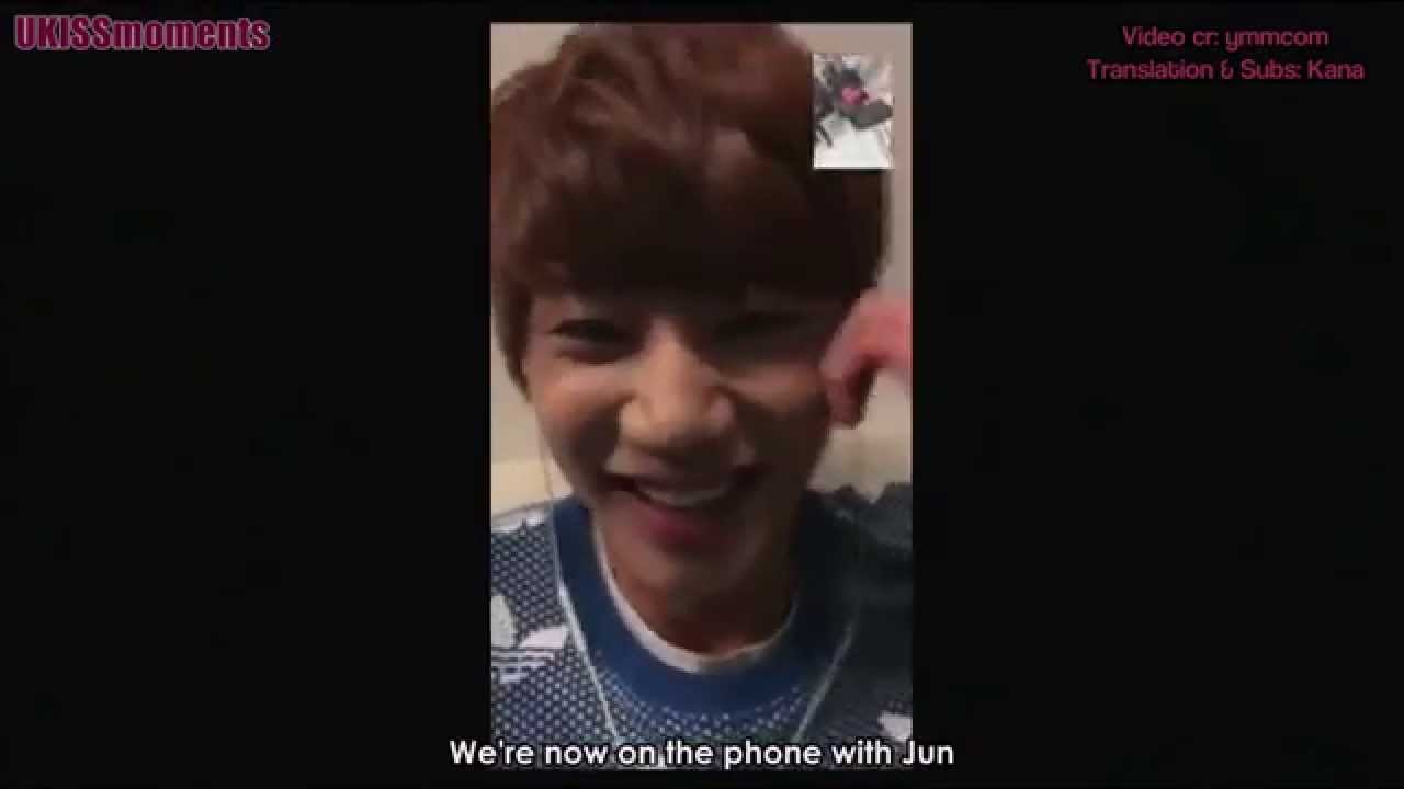 [ENG SUB] 141217 U-KISS Video Call with Jun