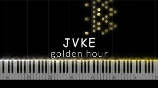 JVKE - golden hour AMAZING Piano Cover видео