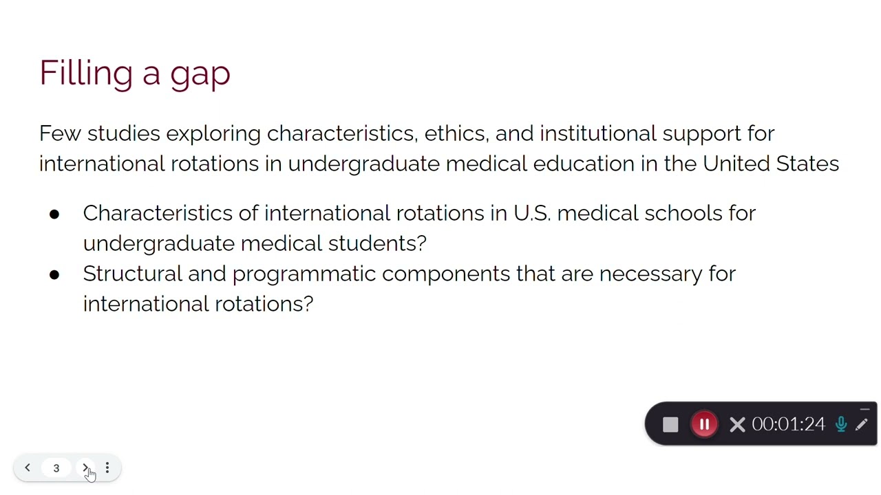 Characteristics of International Rotations at US Medical Schools - Video Abstract [380891]