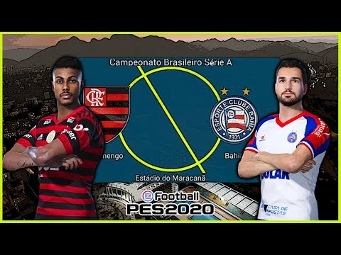 Flamengo x Bahia 10/11/2019 Campeonato Brasileiro Série A[PES 2020]