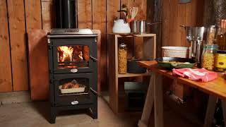 Go Eco BakeChef Cooking Wood Burning Stove