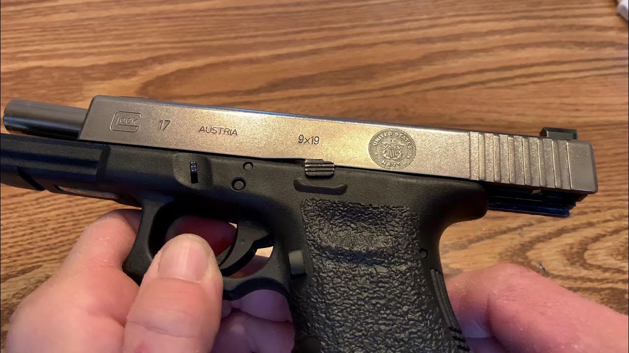 Polished Glock slide, Glock frying pan finish YouTube