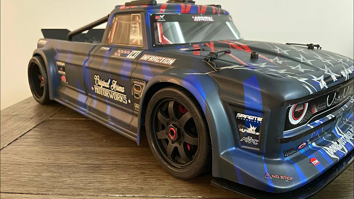 1/8 Gripper 54/100 and 42/100 Belted Mounted Tires 17mm Black | ARRMA INFRACTION  #powerhobbyGripper