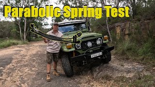 Parabolic Spring Test and review 40 series Landcruiser - How did they perform?