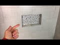 Tiling a Shower Niche Quick Tips (LIVE)