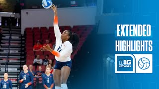 E. Illinois at Illinois | Extended Highlights | Big Ten Volleyball | 09\/21\/2025