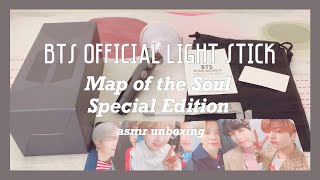 asmr unboxing: bts official light stick (map of the soul special edition) screenshot 2