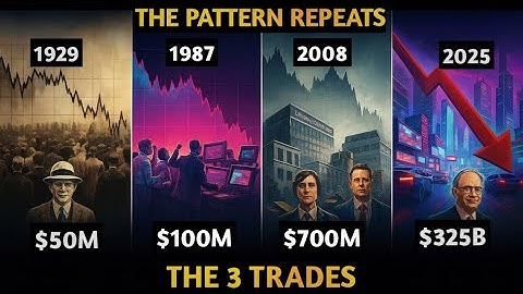The 3 Trades Billionaires Make Before Every Crash - 1929, 1987, 2008, 2025