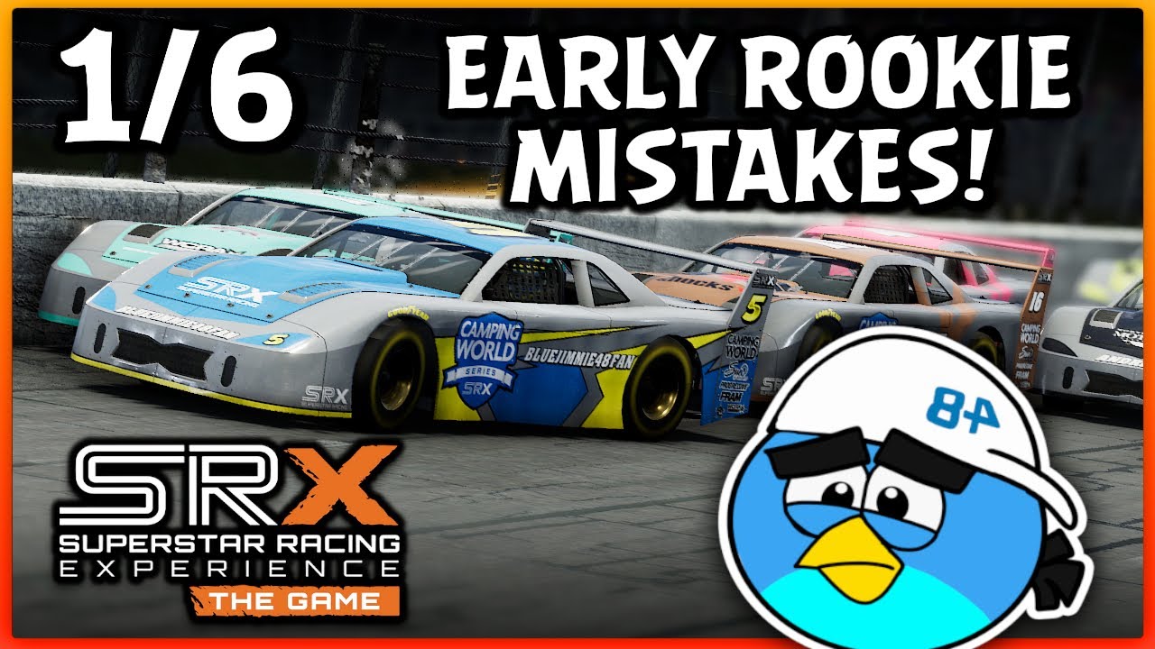 РАННИЕ ОШИБКИ НОВИЧКОВ! 😖 / SRX: режим игрового чемпионата (гонка 1/6 — Стаффорд)