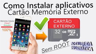 Como INSTALAR APLICATIVOS no CARTÃO DE MEMÓRIA externo SD, Sem ROOT screenshot 1