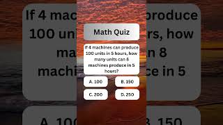 Basic Math Test 746 #maths #mathproblems #shorts #decodethepuzzle #mathfun #riddlejourney #quiz
