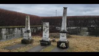 Old hidden Cemetery in the middle of a shopping center in Louisville Ky.