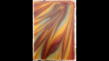 Corner-Pour Soap with Natural Clay Colorants