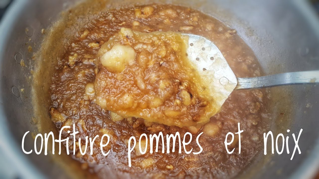CONFITURE POMMES ET NOIX