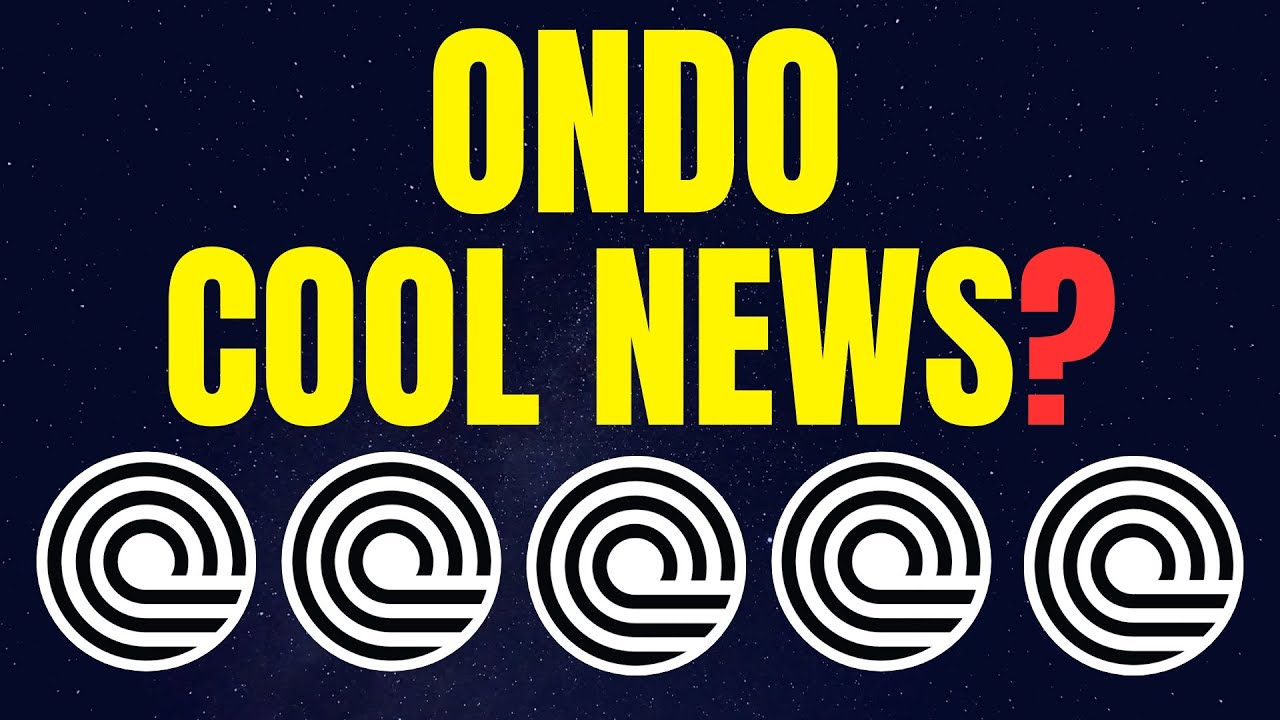 Ondo: Cool News? | ONDO Price Prediction - YouTube