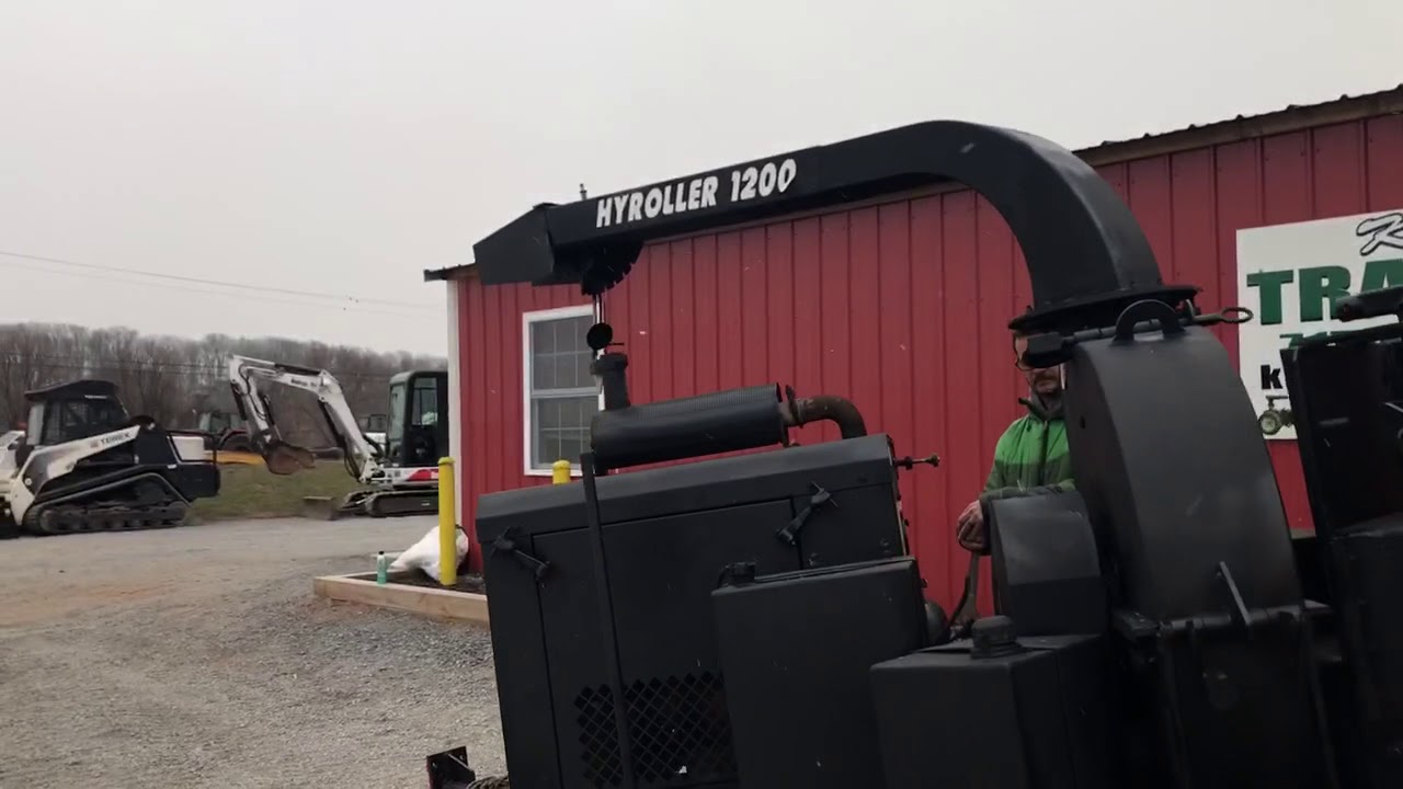 Woodchuck 1200 High Roller Towable Chipper YouTube