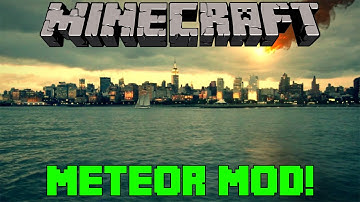 Minecraft Meteor Mod! (Falling Meteors Mod)