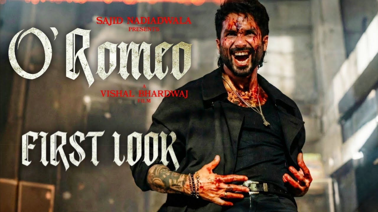 O Romeo | First Look | Shahid Kapoor | Tripti Dimri | Disha Patani | Randeep Hooda