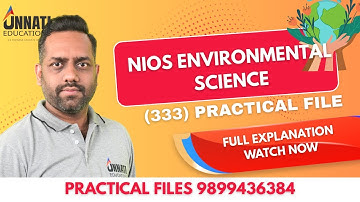 NIOS EVS 333 Solved Practical File | Full PDF Solution & Format Explained ! #nios #niosclass12